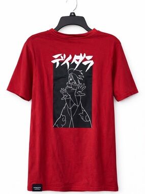 Team Liquid x Naruto Shippuden Deidara Akatsuki Graphic Tee Red Men’s Medium